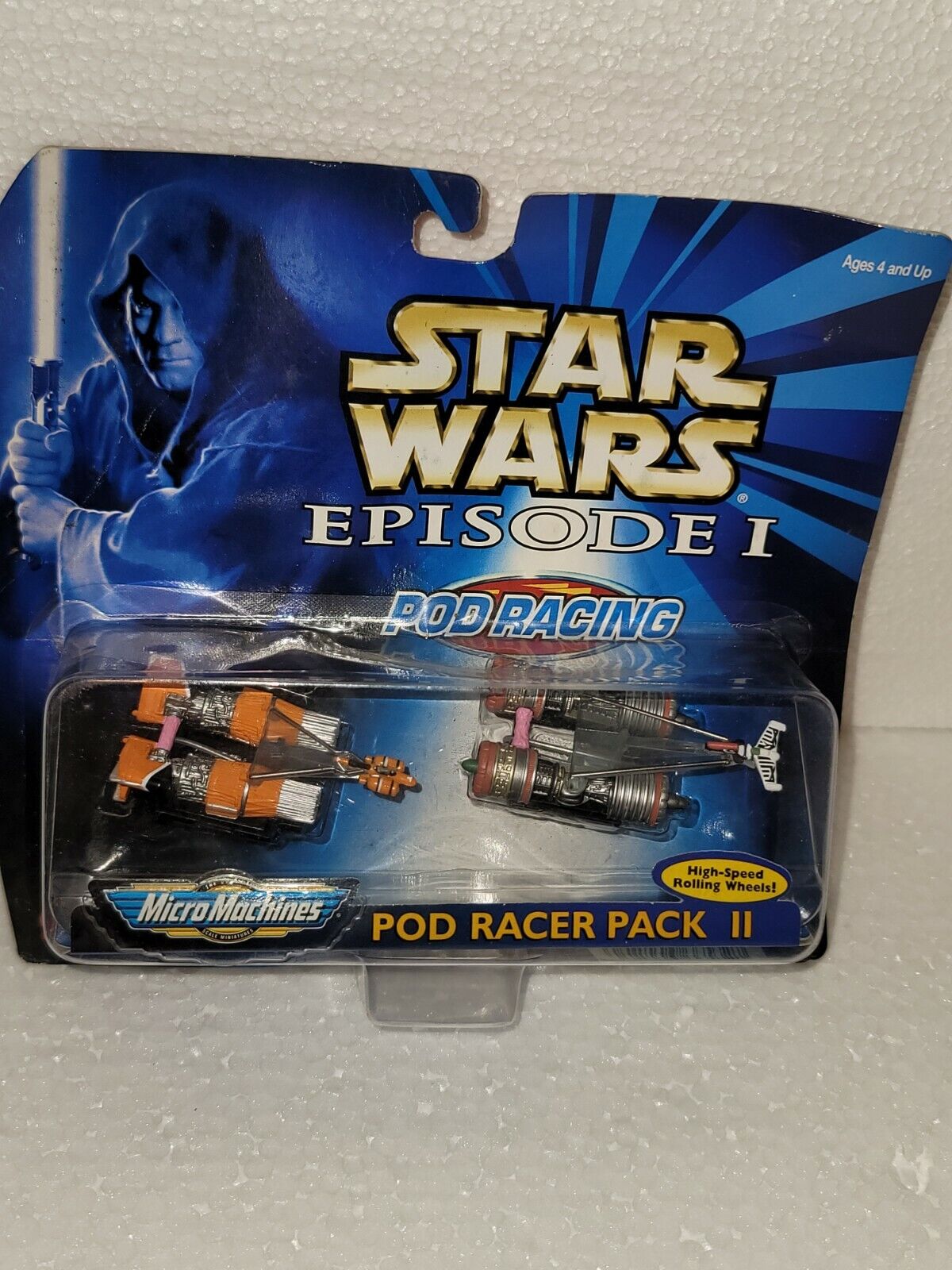 Micromachines Star Wars Episode 1 Pod Racing Pack 2, 1998 by Galoob Vintage