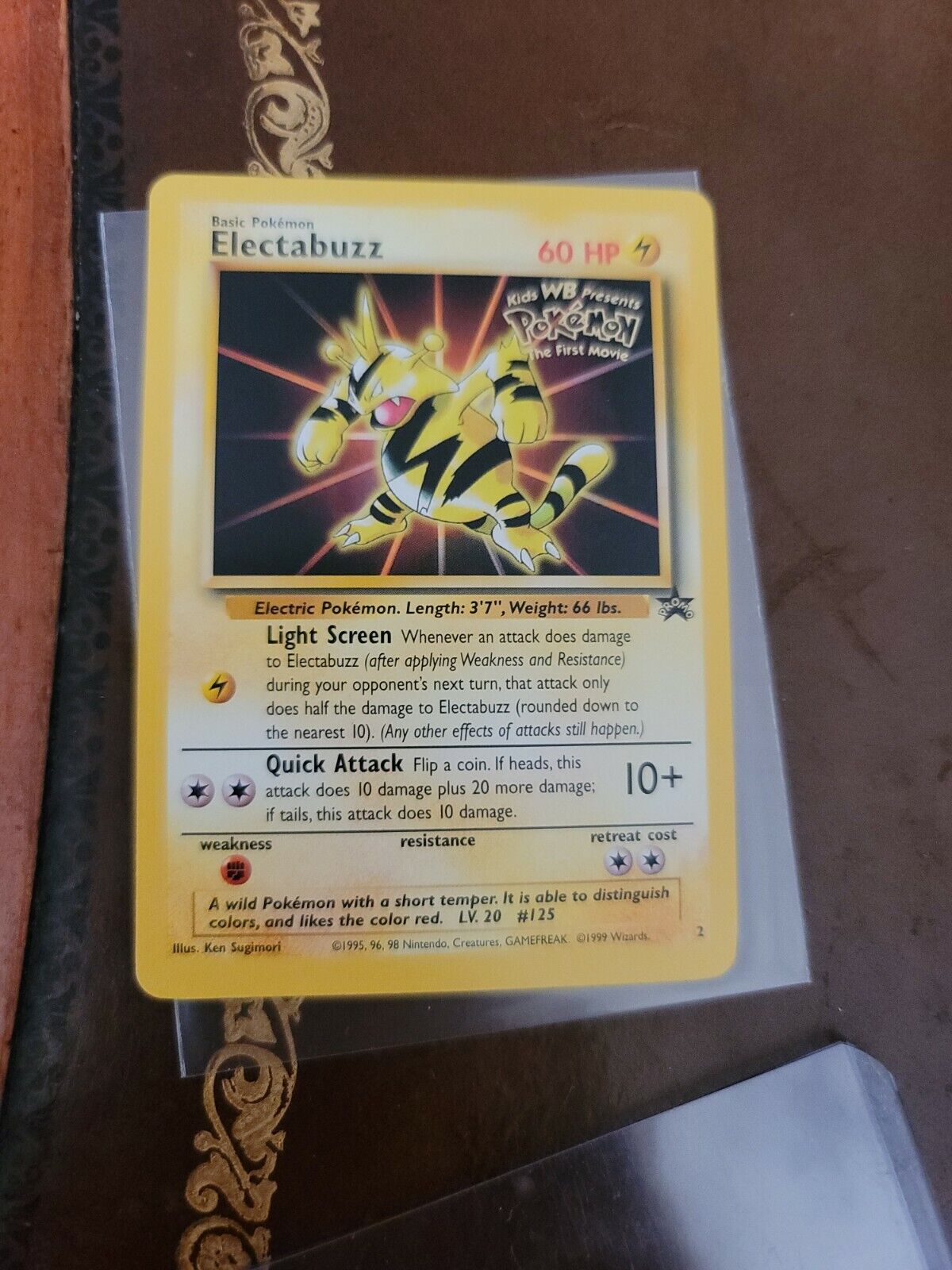 Electabuzz - Black Star Promo - #2 - EXCELLENT Condition  Movie Pokemon Card 