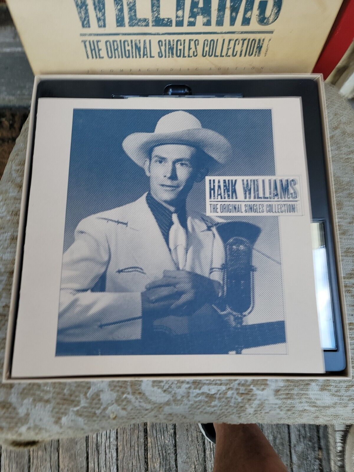 Hank Williams The Original Singles Collection 1990 Box Set POLYDOR Country Music