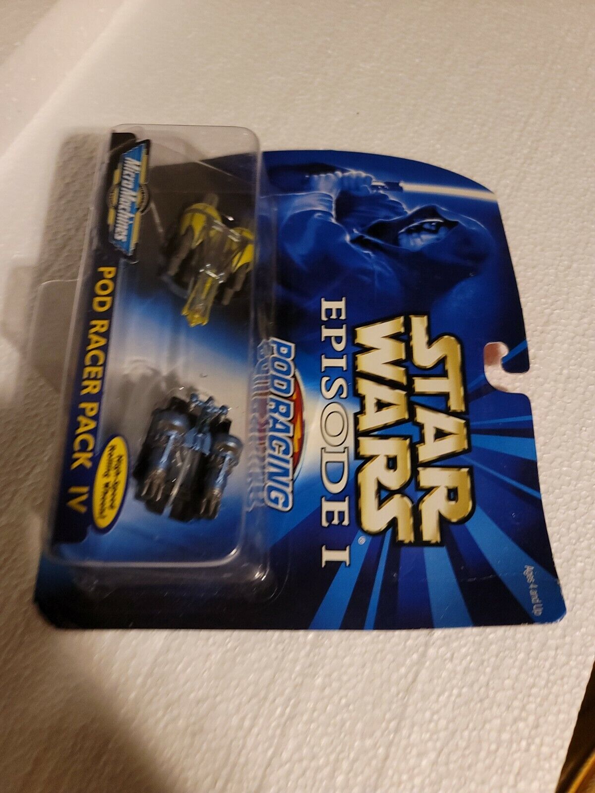 Micromachines Star Wars Episode 1 Pod Racing Pack 4, 1998 by Galoob Vintage