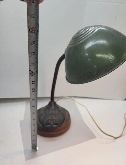 Vintage Art Deco Flex Arm Art Desk Table Lamp WORKS 