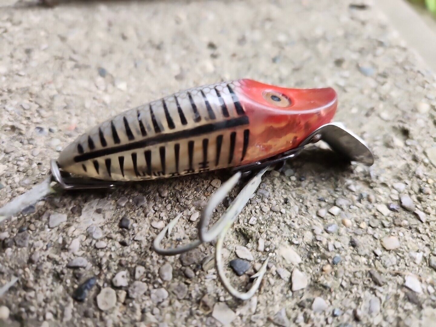 LOT of 4 Vintage  Fishing Lures Heddon River Runt Spook Lot Collection Boxes