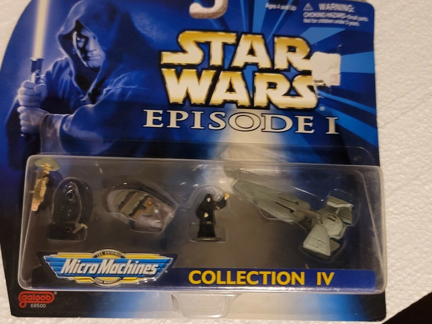 STAR WARS MICRO MACHINES EPISODE 1 COLLECTION 4 1998  NEW SEALED