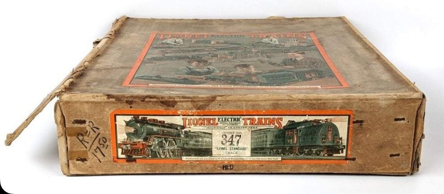 Vintage Prewar Lionel 2528WS 5-Star General Red Set Original Box 