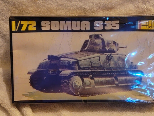 HELLER 1/72 SOMUA S35 FRENCH TANK  #79875  factory sealed