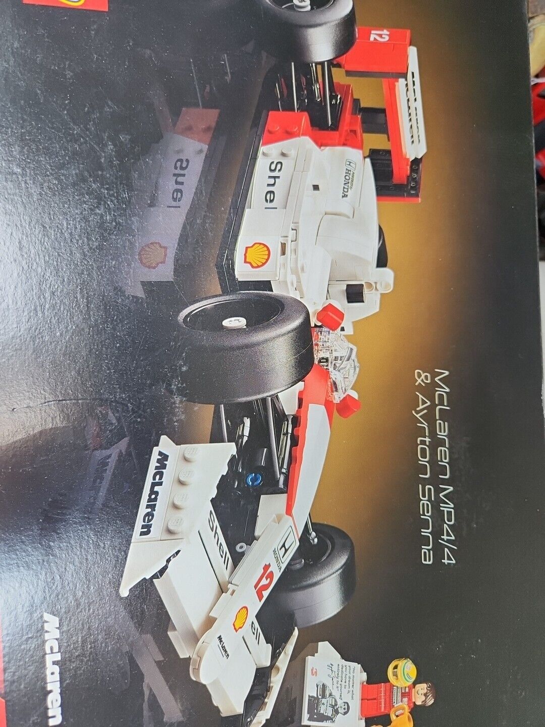 LEGO Icons McLaren MP4/4 & Ayrton Senna 10330 Building Set Indy Car Toy Vehicles