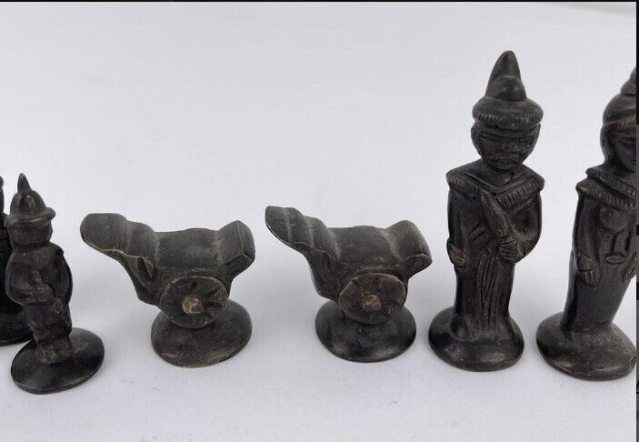 12pc Lot Burma Burmese Bronze Figures Avian Opium Weights ca.19th Century 