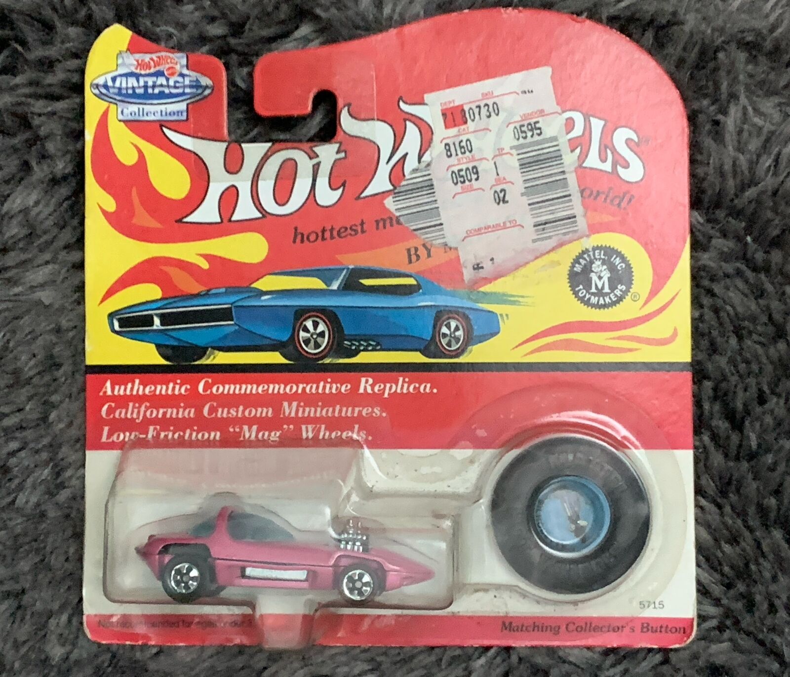 Hot Wheels Vintage 25th Anniversary Redline Silhouette Metalflake Lavender Pink