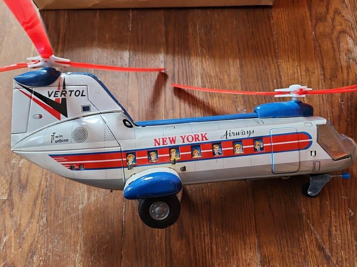 Japan Alps Vertol Helicopter Airport Service no 5783 Collectible Toy Airplane