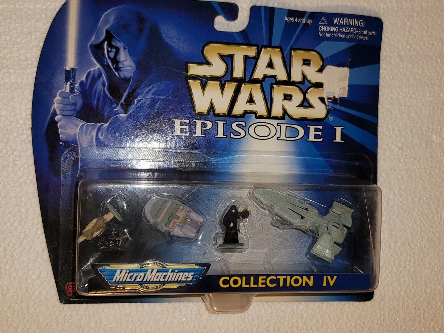 STAR WARS MICRO MACHINES EPISODE 1 COLLECTION 4 1998  NEW SEALED