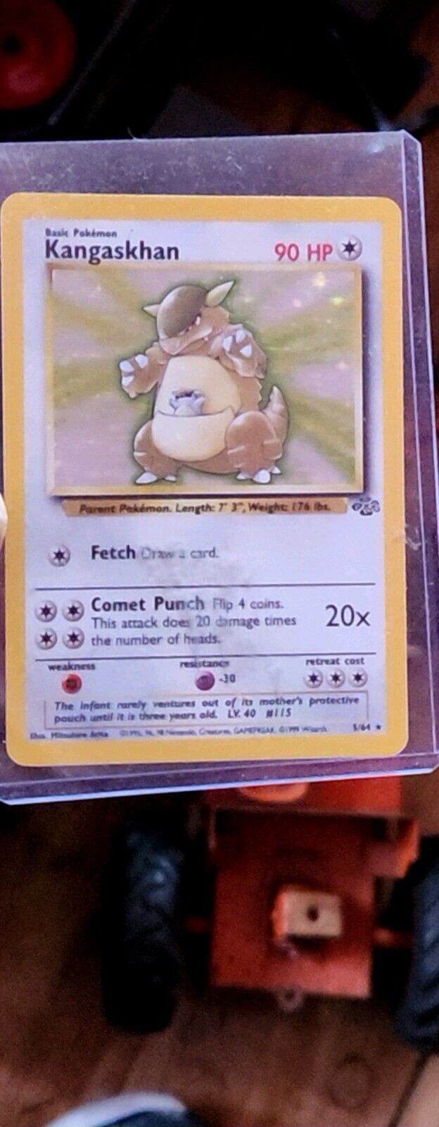 Pokemon 1998 Jungle Kangaskhan 5/64 Holo