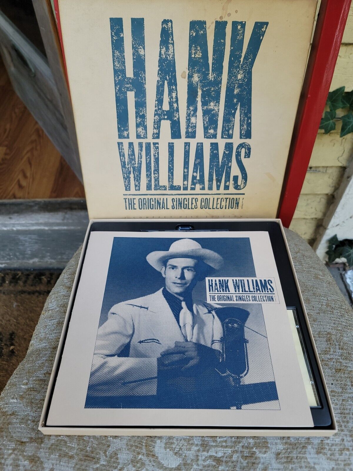 Hank Williams The Original Singles Collection 1990 Box Set POLYDOR Country Music