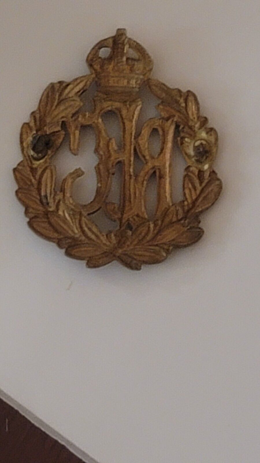 WW1 RFC Royal Flying Corps Cap Badge Canadian England  Germany 