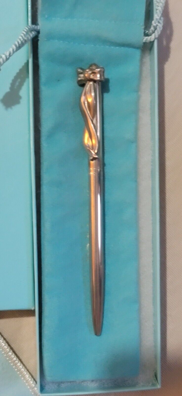 Vintage Tiffany & Co. Sterling Silver Bow Pen 