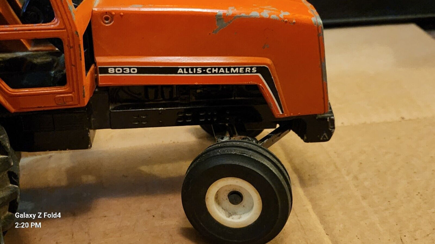 Vintage Ertl Diecast 1/16 Deutz-Allis 8030 Tractor W/duals Played With 