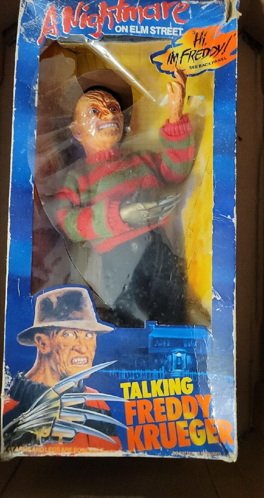 Vintage Matchbox Freddy Krueger Talking Figure Nightmare on Elm Street 1989  18”