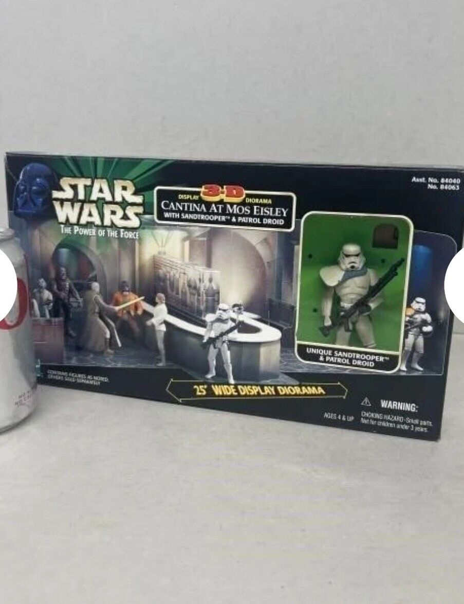 Hasbro Star Wars The Power of the Force 3D Diorama Cantina at Mos Eisley EG