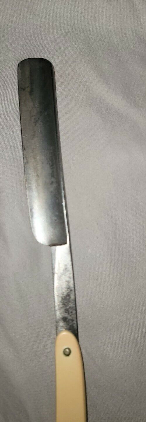 Vintage Robeson Sure Edge Straight Razor & Sheath Nice Seperator