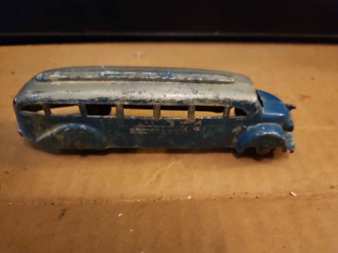 Vintage Pre-war Tootsie Toy Grey Hound Bus From The 1930’s