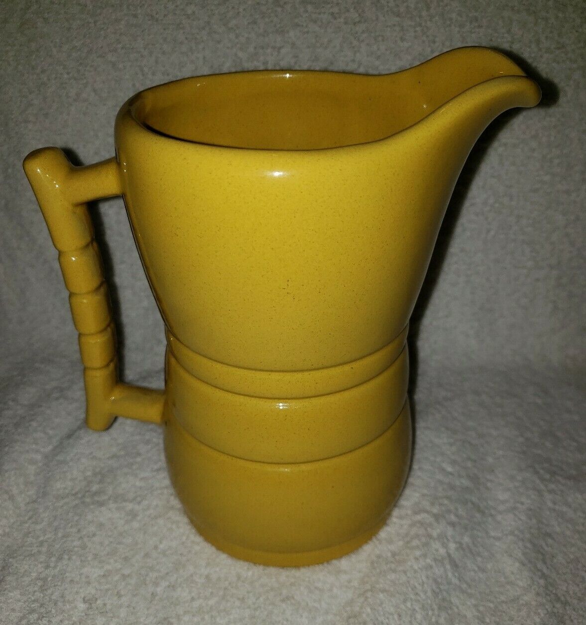 Vintage Frankoma Pottery 7.5" PITCHER # 26D Plainsman Desert Gold, MCM Western