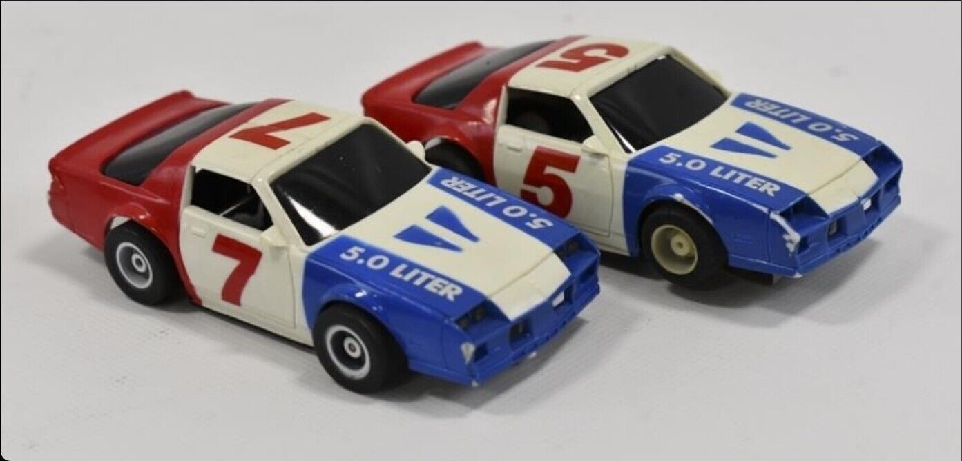 Lot Of 4 Vintage TYCO Cars Chevy Z28 Camaro HO Firebird Slot Cars