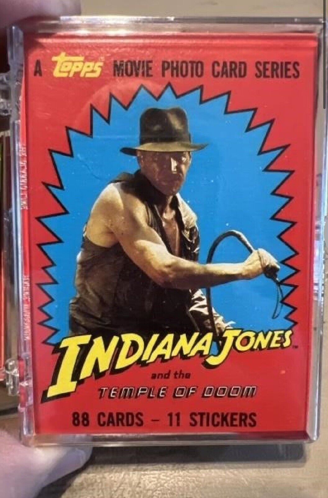 Complete 1984 Indiana Jones And The Temple  of doom card set with stickers Topps