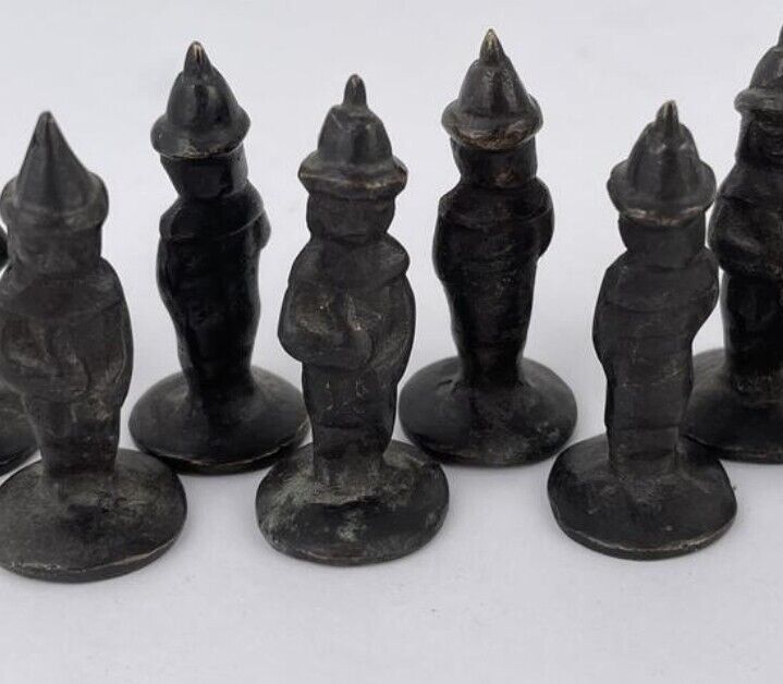 12pc Lot Burma Burmese Bronze Figures Avian Opium Weights ca.19th Century 