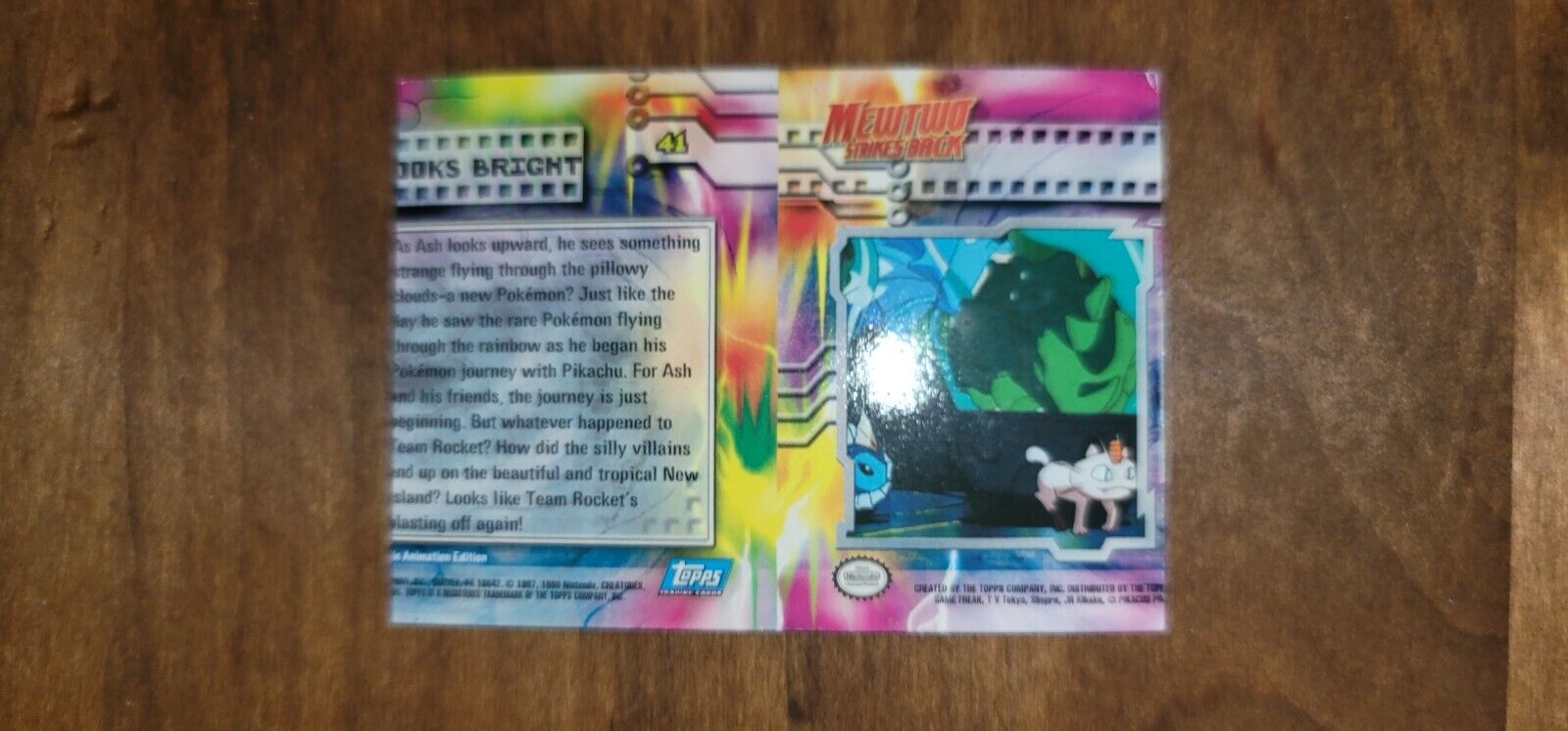 Mewtwo Strikes Back Trying Out The New Toy Backside Misprint 