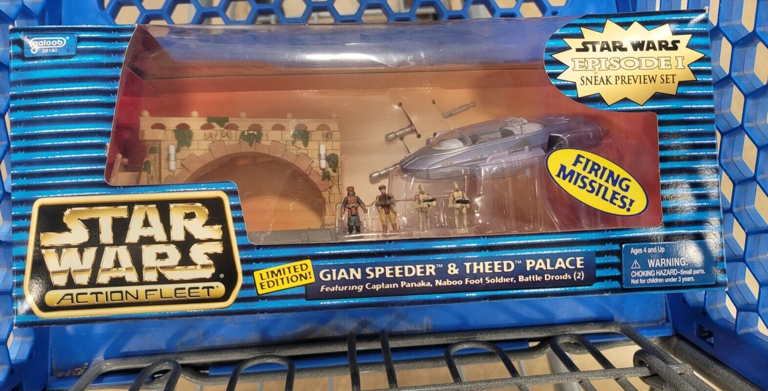 Star Wars Action Fleet Micro Machines Episode 1 GIAN SPEEDER THEED PALACE 1999