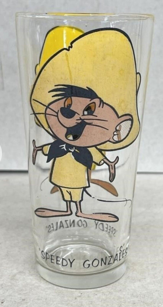 Speedy Gonzales Vintage 1973 Pepsi Collector Series Glass - Looney Tunes