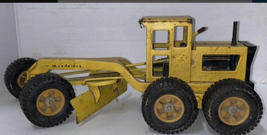 vintage 1960s tonka road grader Collectable Metal Toy Structo