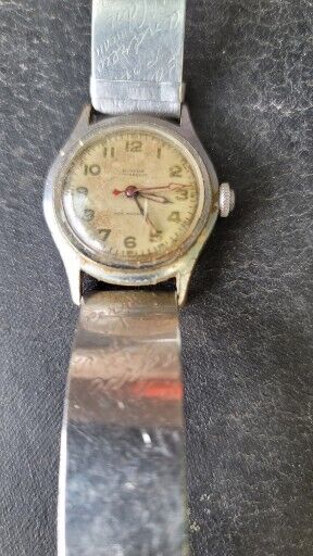 Winton Non Magnetic Antique Swiss Watch Complete 1940's  Working 