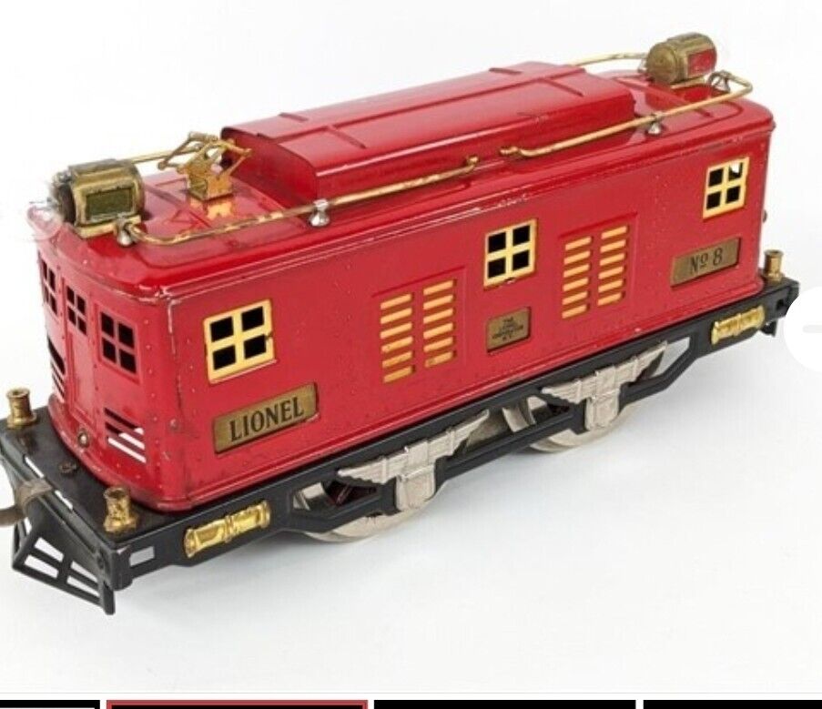 Vintage Prewar Lionel 2528WS 5-Star General Red Set Original Box 