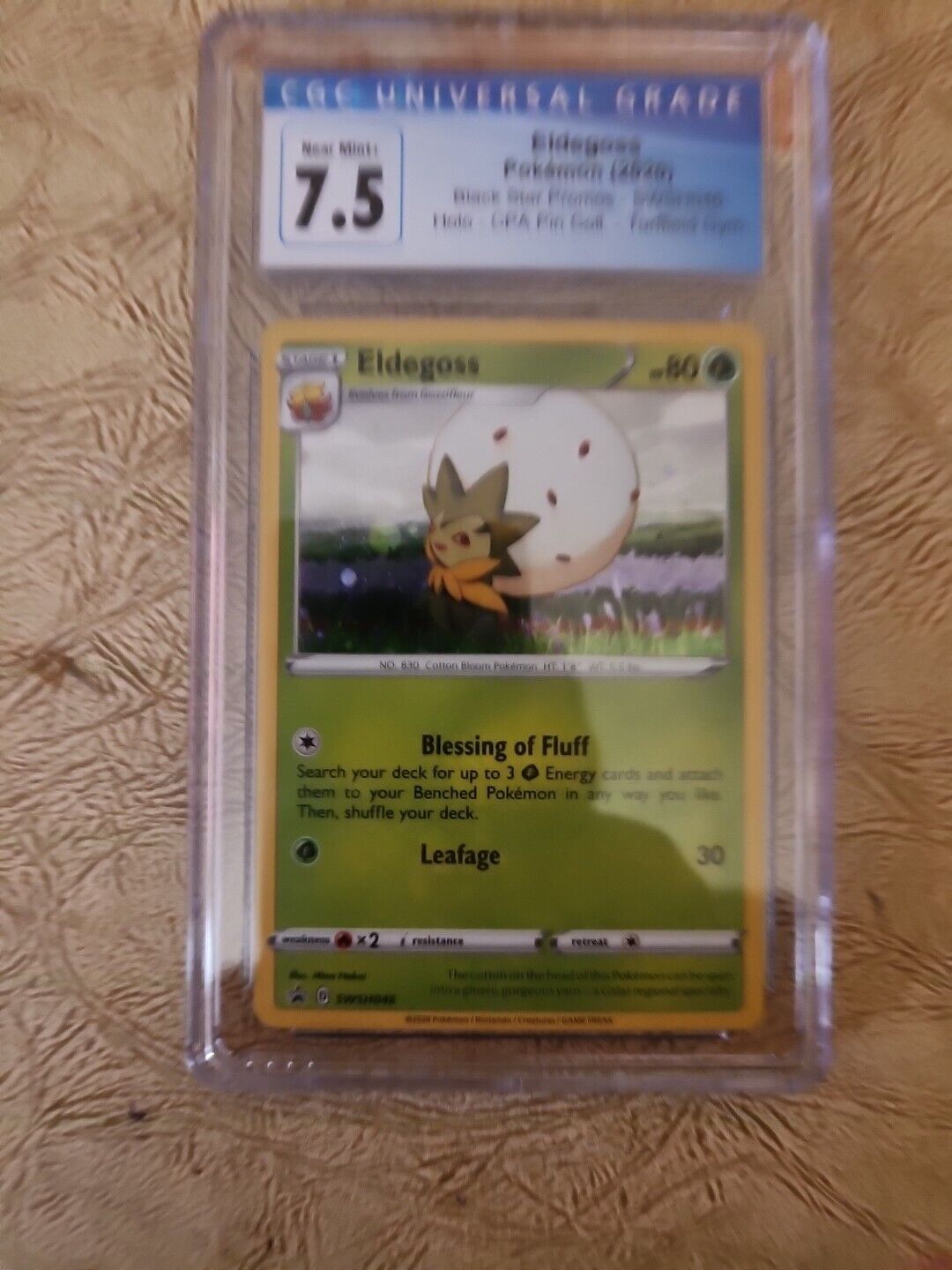 CGC 7.5 Eldegoss Pokémon 2020 Sword & Shield Reverse Holo