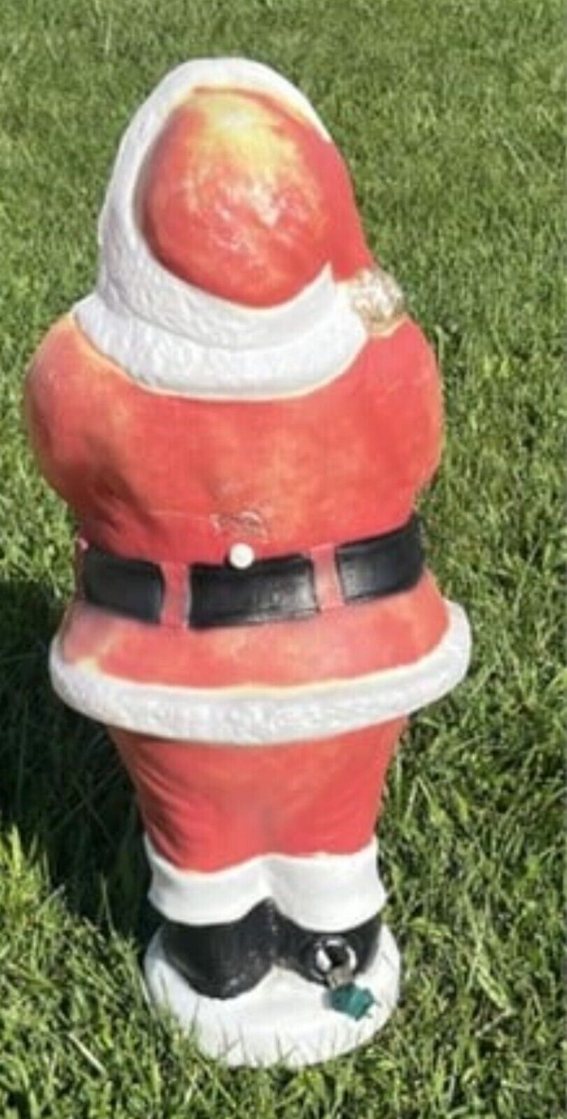 Vintage 1950's Era BECO SANTA  33" Christmas Blow Mold Light up