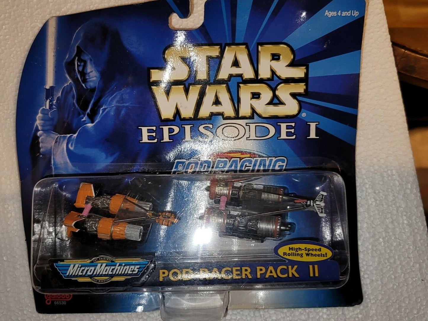 Micromachines Star Wars Episode 1 Pod Racing Pack 1, 1998 by Galoob Vintage