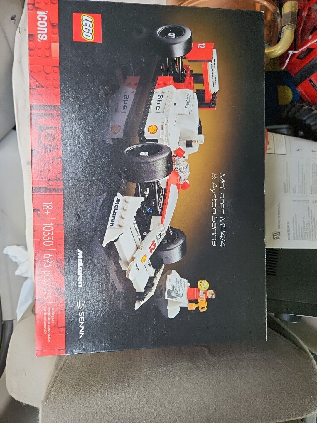 LEGO Icons McLaren MP4/4 & Ayrton Senna 10330 Building Set Indy Car Toy Vehicles