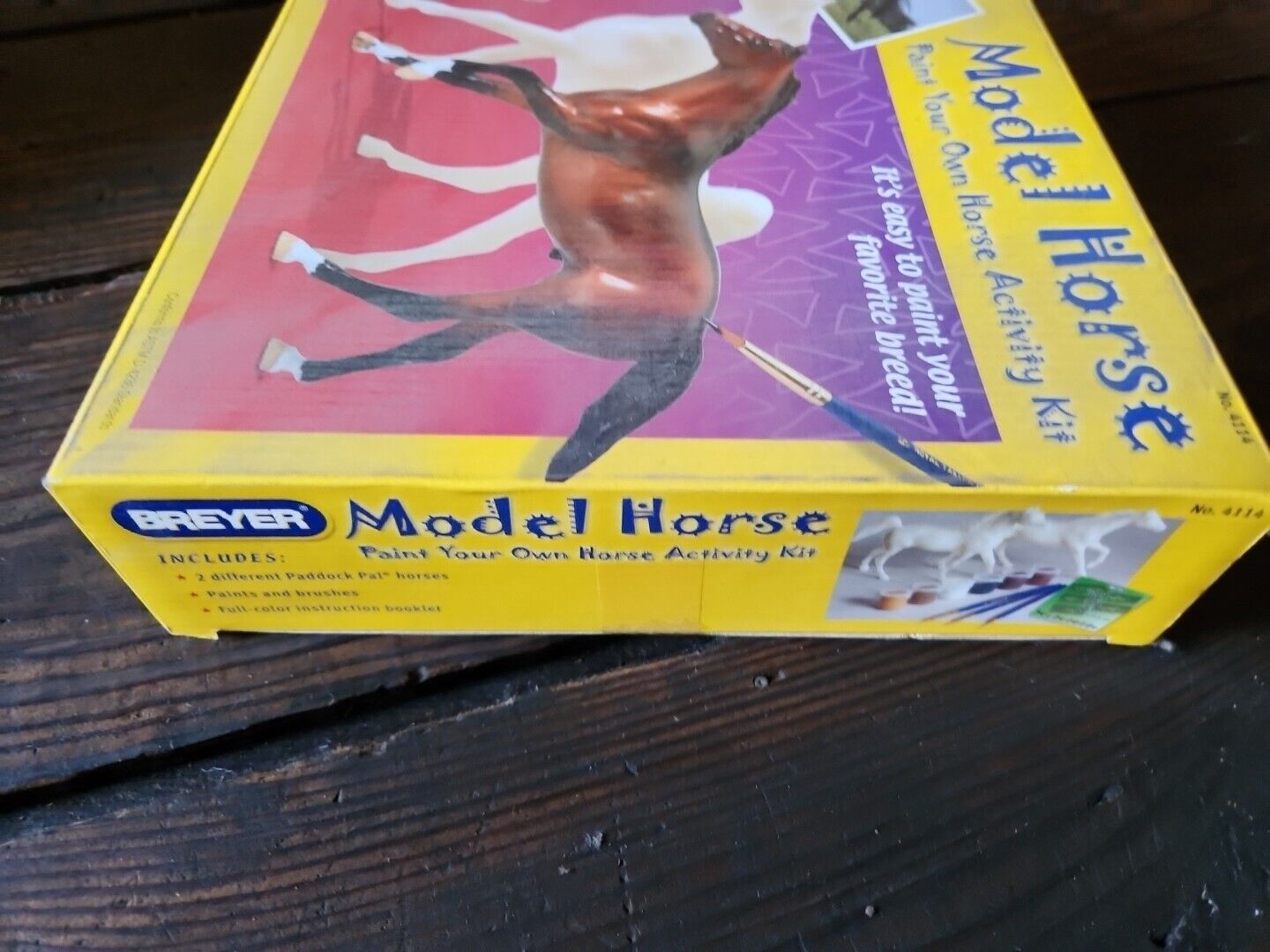 Breyer Paint Your own Horse Model Horse Activity Kit New Sealed 2007 #4114