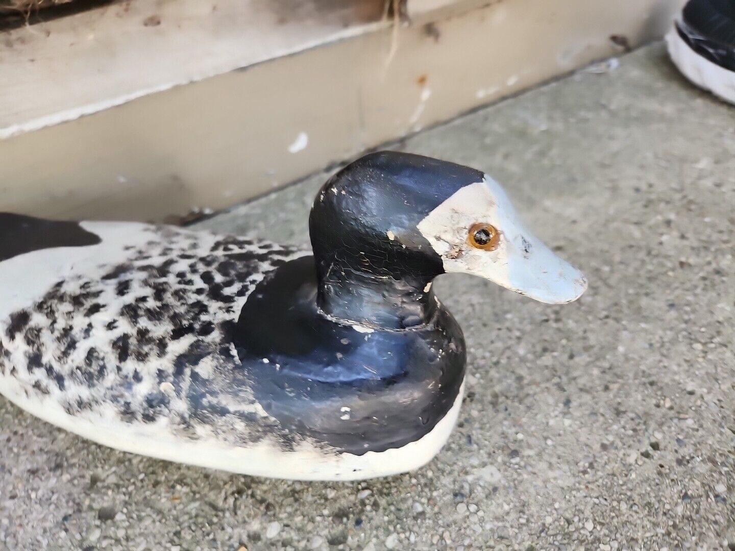 Vintage Old Sqauw Wisconsin Decoy Peshtiso Wood Duck Decoy Hunting Bird Rare 