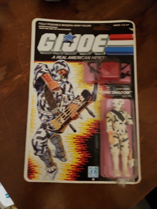 Vintage 1987 Hasbro GI Joe Cobra Ninja Storm Shadow Minty Factory Sealed 