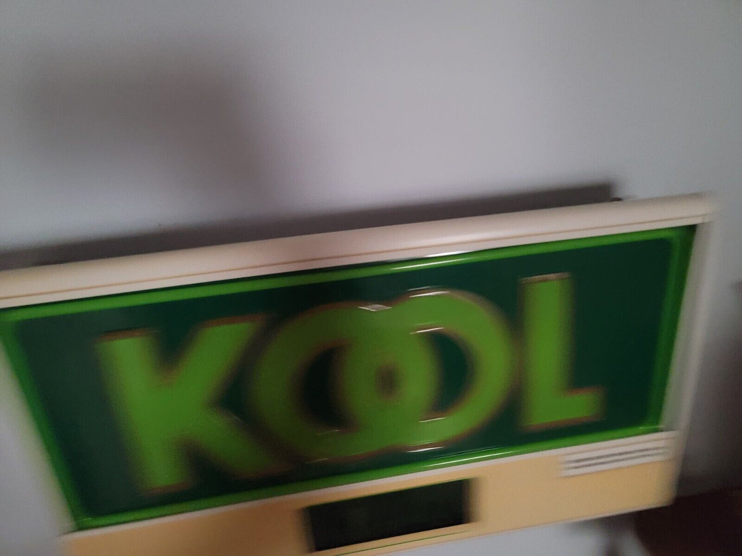 Vintage Kool Cigarettes Advertising Sign WITH DIGITAL CLOCK Works 