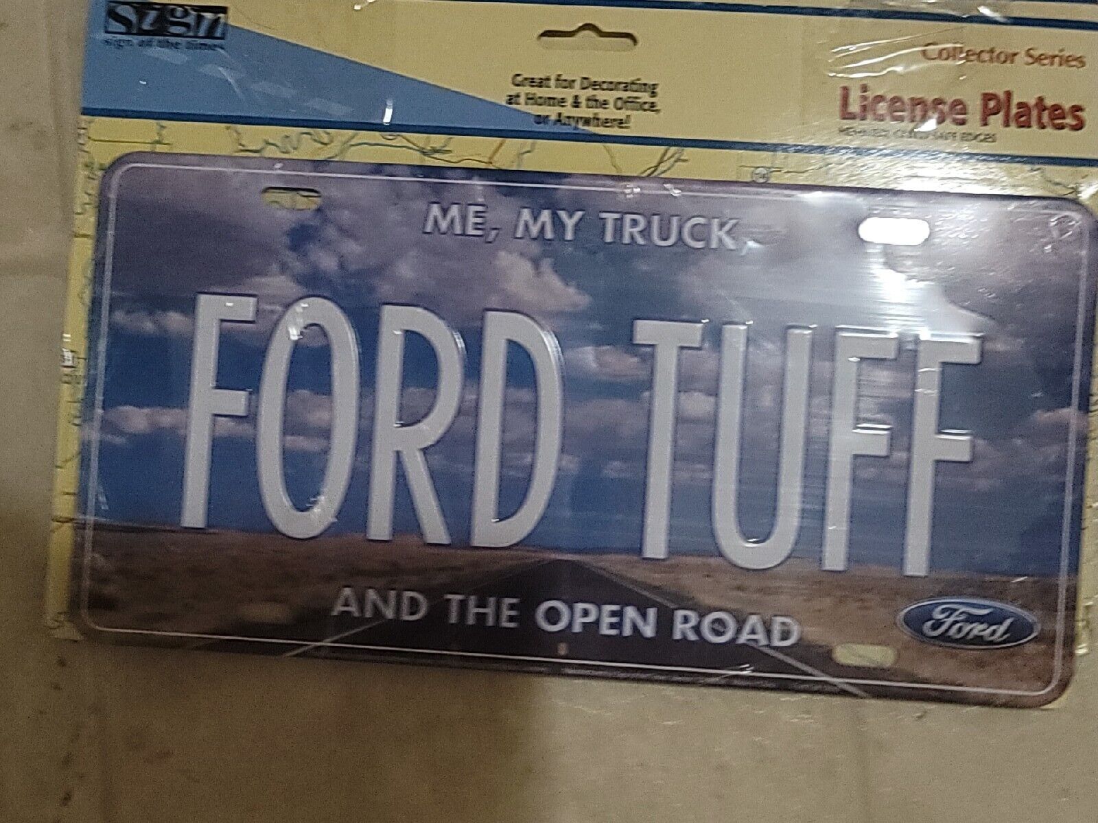 Ford Tuff License Plate - SOTT12050 Mustang 