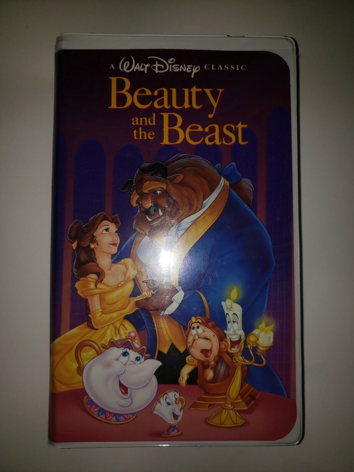 Walt Disney's "Beauty and The Beast" (VHS,1992) Black Diamond "The Classics" 