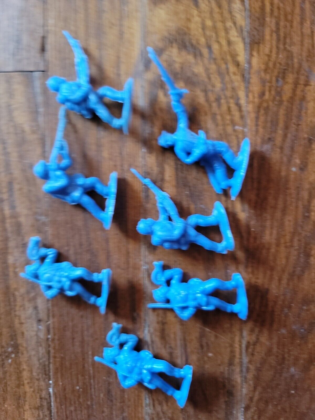 Vintage Marx Lot Of 7 Marx US Sailors Toy Soldiers Dark Blue