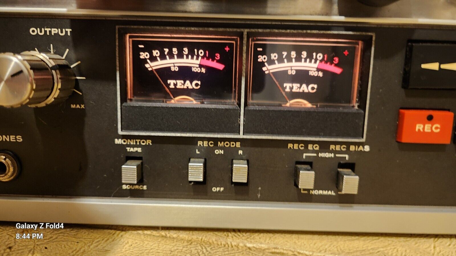 Teac A-2300S Reel to Reel Tape Deck Tested Functions Working  Vintage