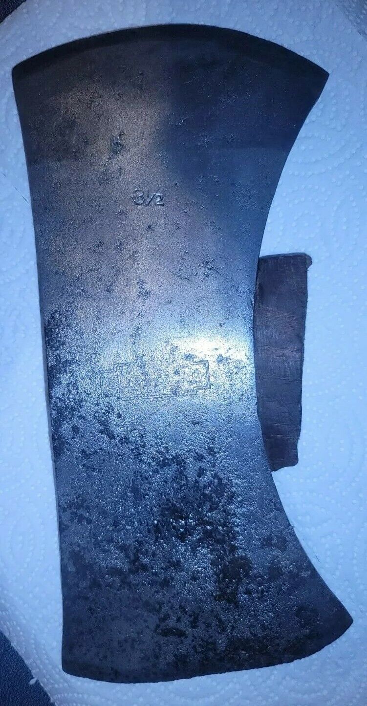 Vintage VAUGHAN SUB-ZERO Hollow Ground Double bit axe head