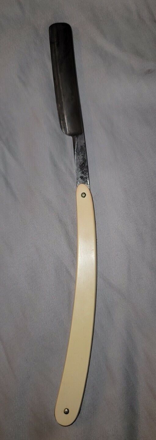 Vintage Robeson Sure Edge Straight Razor & Sheath Nice Seperator