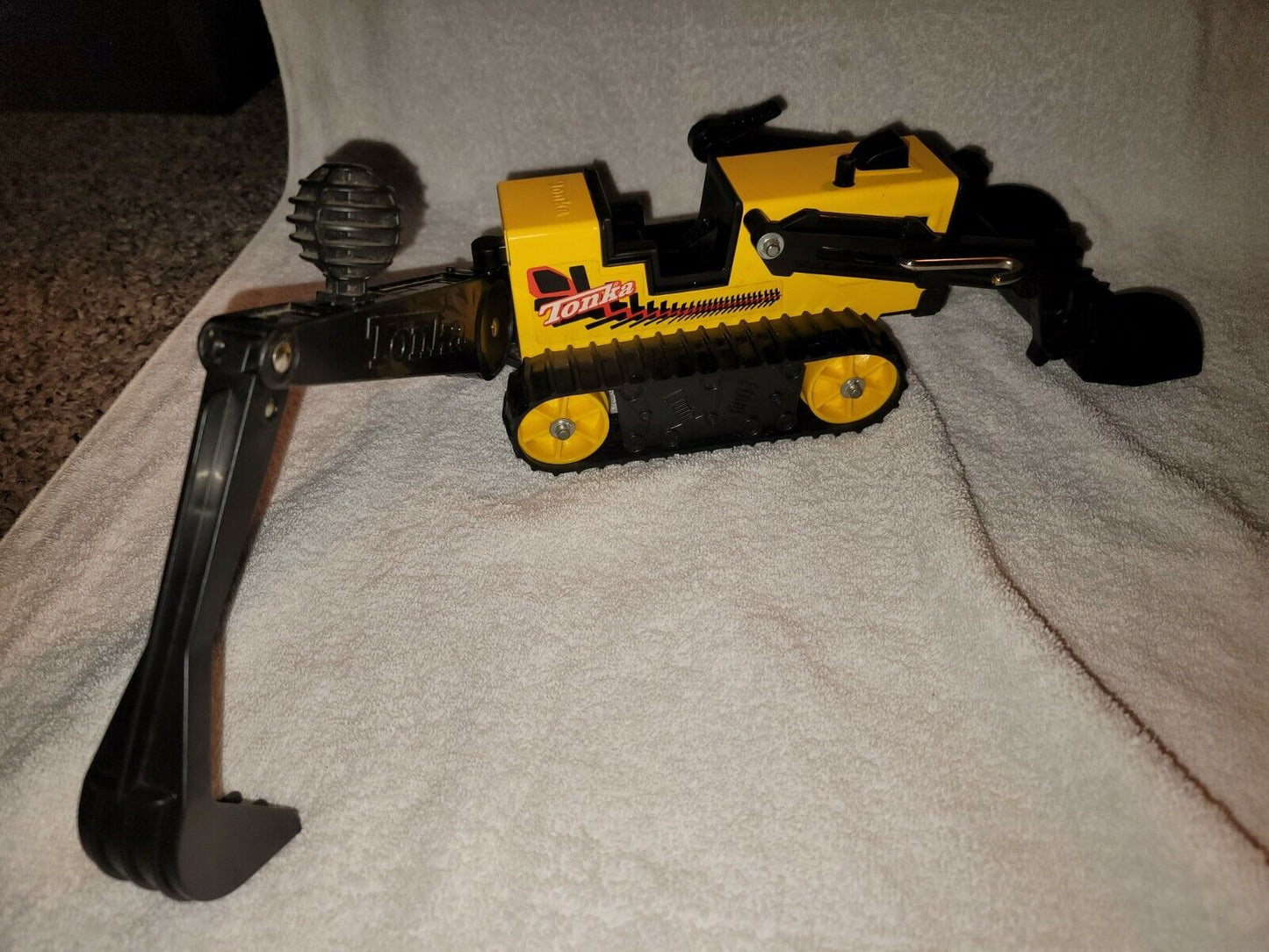 Tonka Pressed Steel & Plastic 24" Working Backhoe & Loader