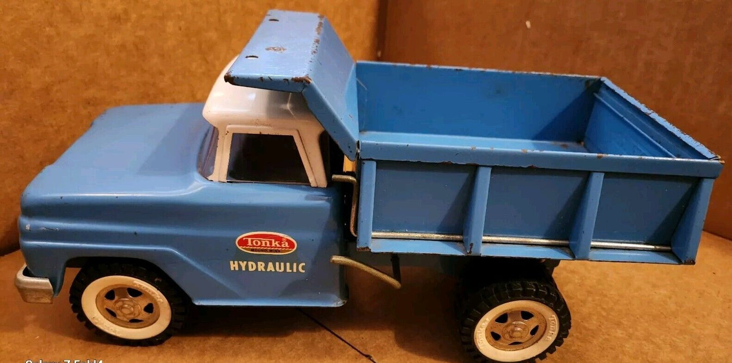 Vintage 1965 Tonka No. 520 Hydraulic Dump Truck 13" Structo Ford Man Cave Toys 