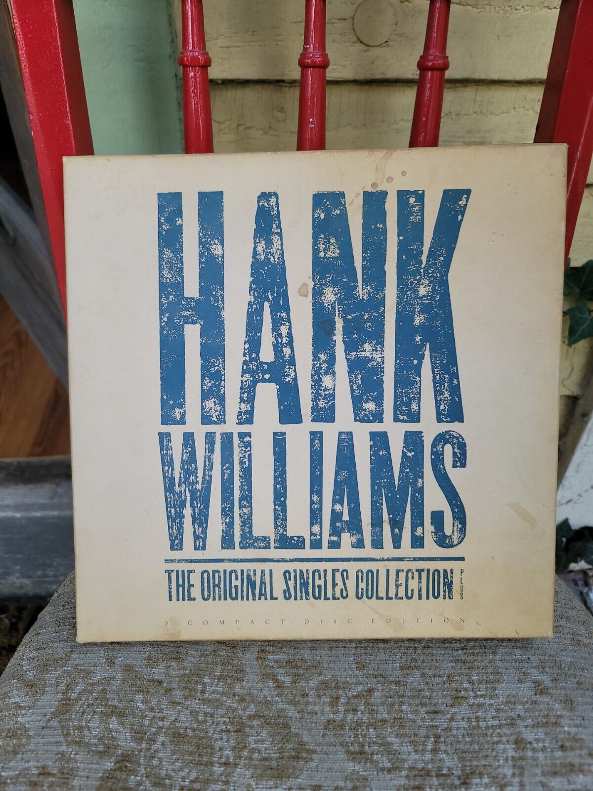 Hank Williams The Original Singles Collection 1990 Box Set POLYDOR Country Music